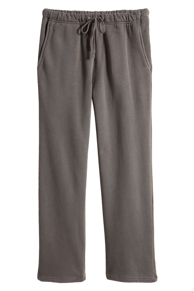Core Organic Cotton Straight Leg Sweatpants, Alternate, color, GREY