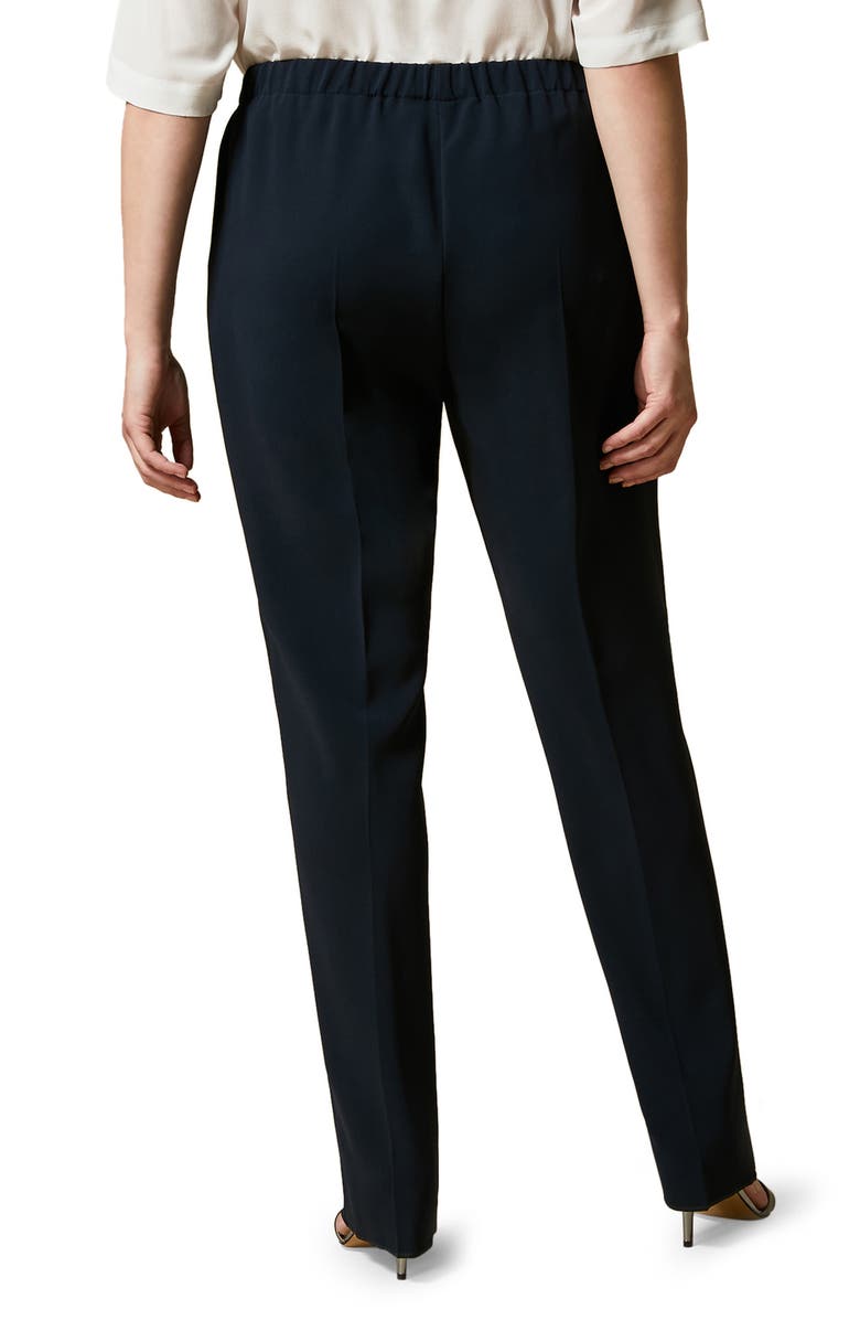 Marina Rinaldi Straight Leg Cady Pants, Alternate, color,
