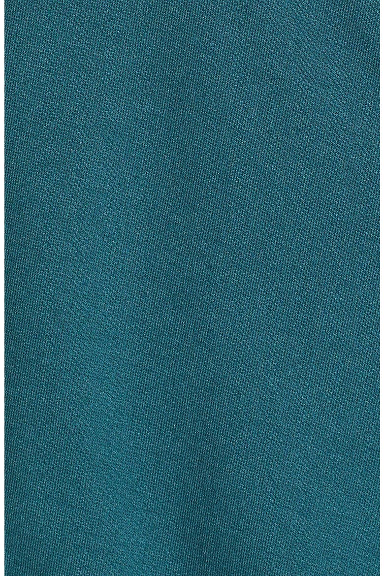 Long Sleeve Surplice Top, Alternate, color, TEAL DEEP