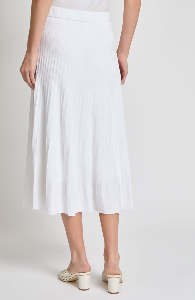 Misook Heritage Fit Rib Knit Midi Skirt, Alternate, color, 