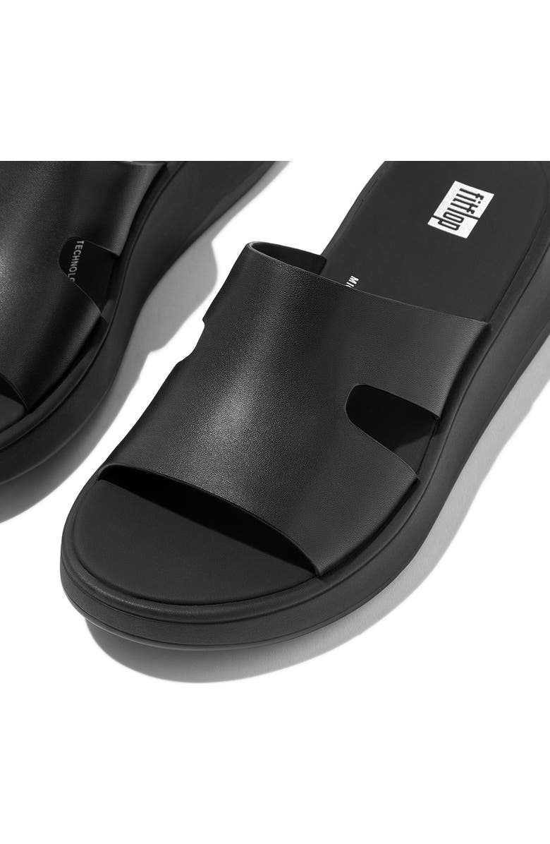 FitFlop Halo Rhinestone Pavé Wedge Sandal, Alternate, color, Black