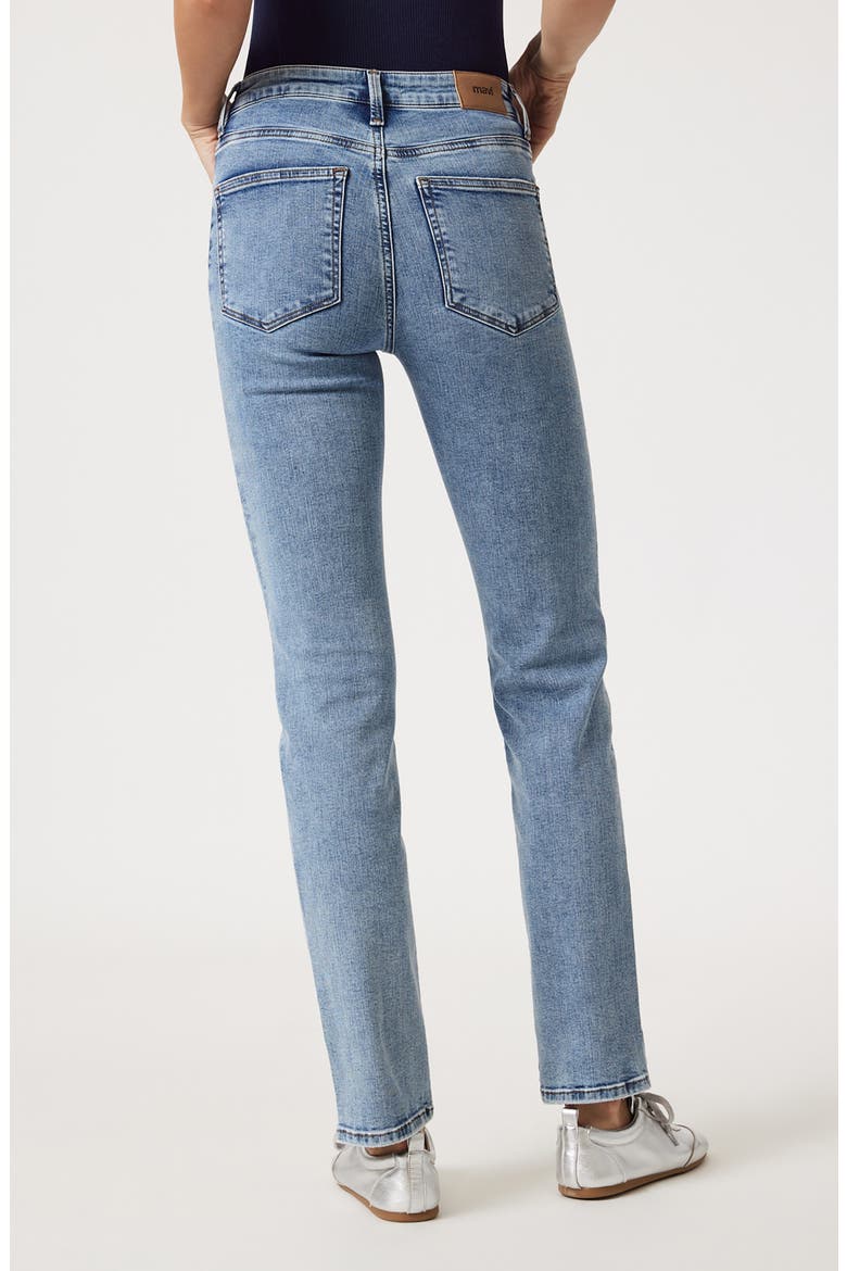 Kendra Straight Leg Jeans, Alternate, color, LT BRUSHED TRIBECA