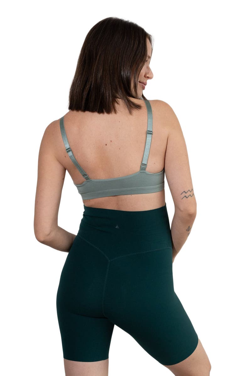 Vitality Vital Maternity Scoop Bralette, Alternate, color, Thyme
