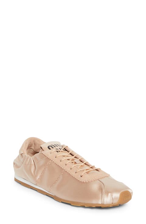 Plume Satin Low Top Sneaker (Women)