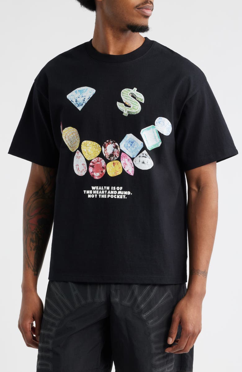 Billionaire Boys Club Smiles Graphic T-Shirt, Main, color, Black