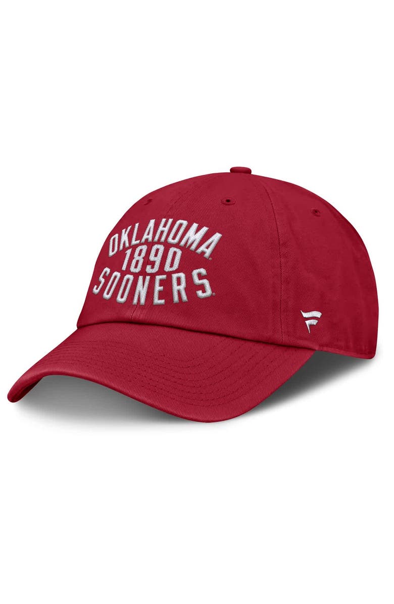 FANATICS Men's Fanatics Crimson Oklahoma Sooners Archer Adjustable Hat, Alternate, color, Crimson