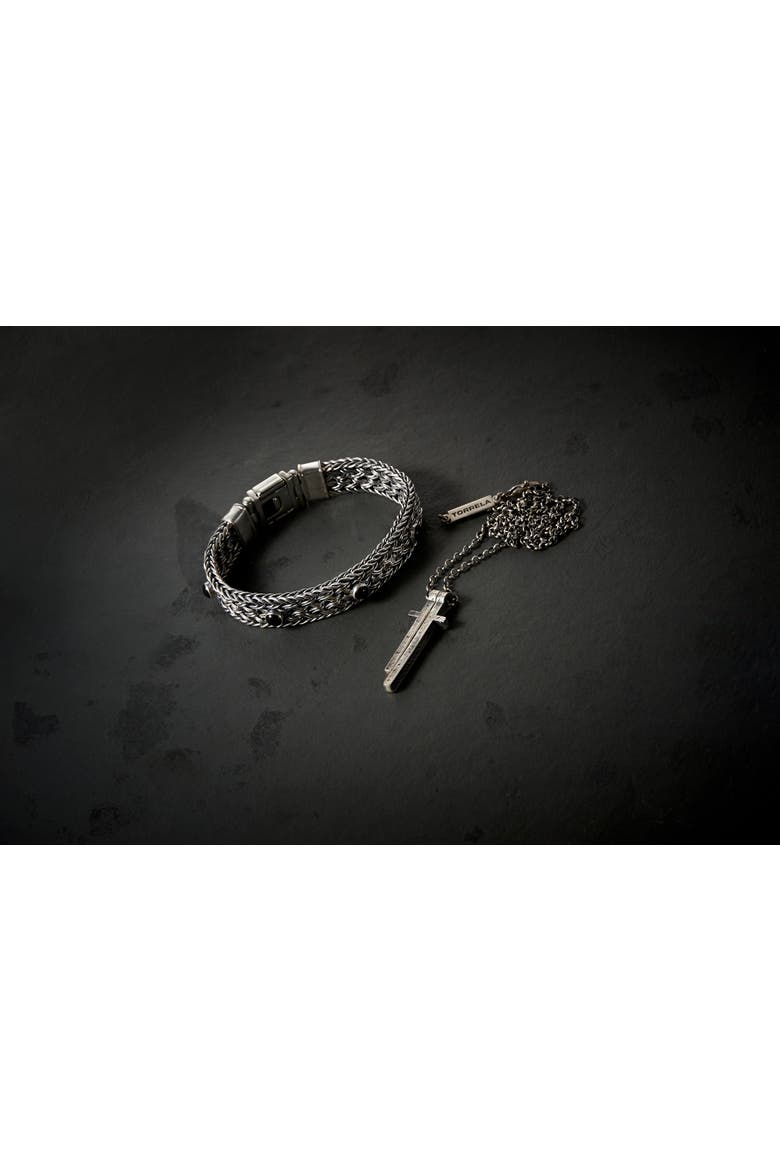 Silver Cross Necklace, Alternate, color, Sterling Silver