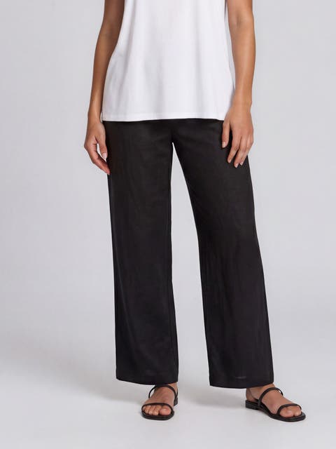 Mapriselle Wide-Leg Linen Trousers