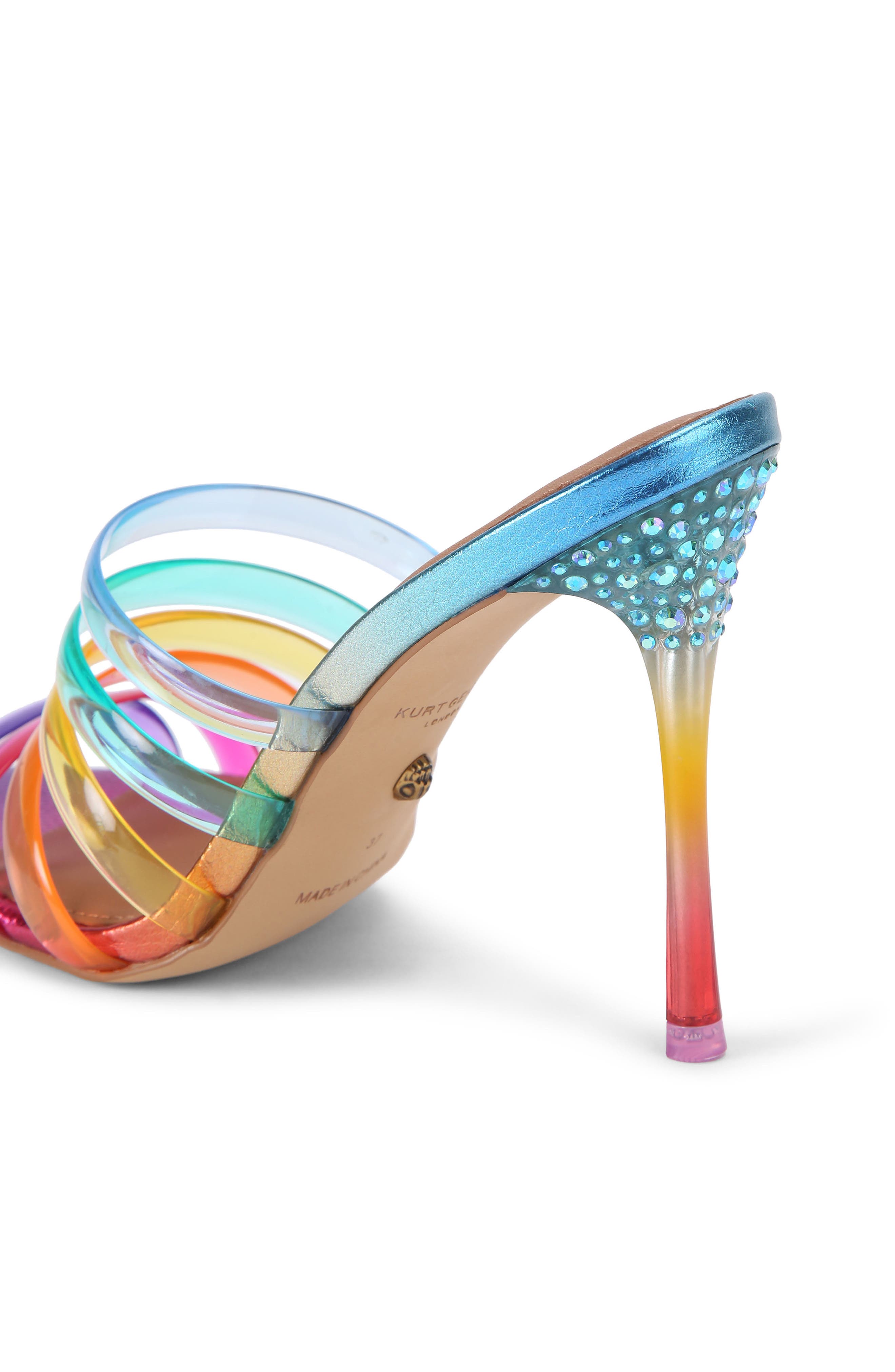 Kurt Geiger London Maddison Slide Sandal, Alternate, color, Rainbow Multi