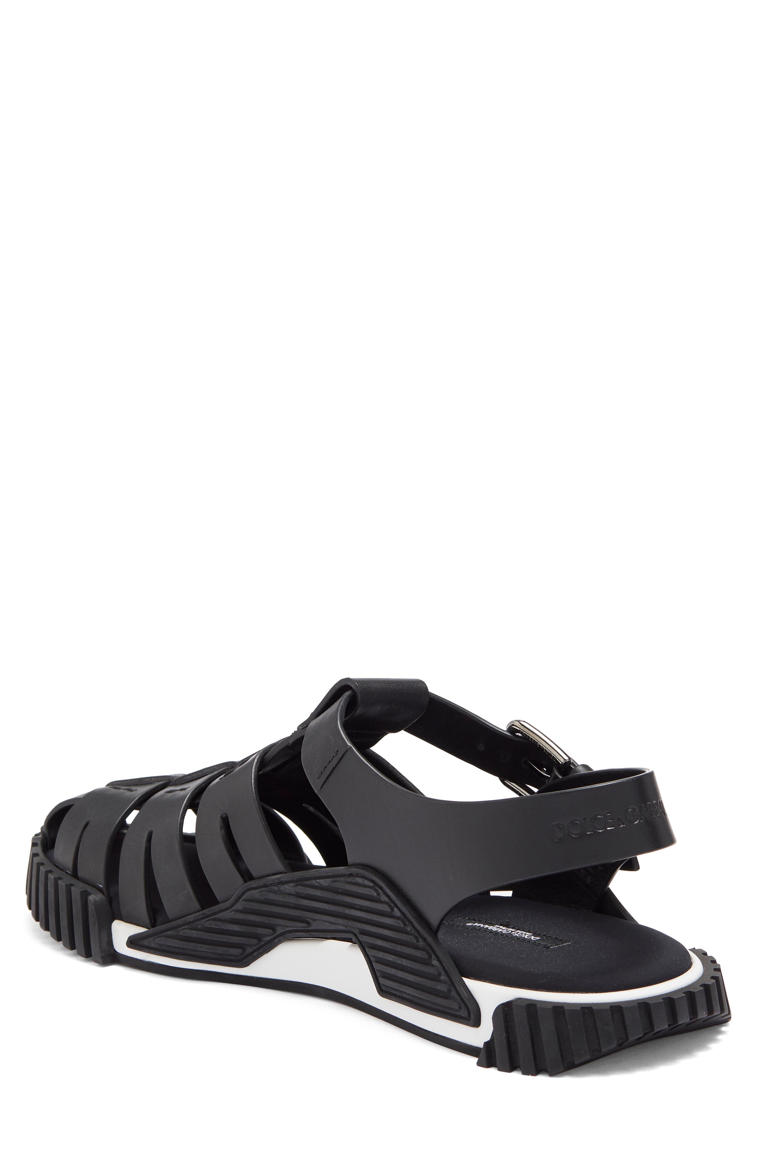 Dolce&Gabbana Leather Sandal, Alternate, color, 