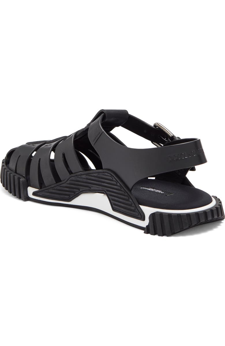 Dolce&Gabbana Leather Sandal, Alternate, color,