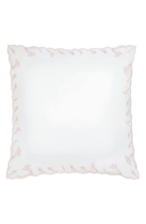 Matouk Marcella Egyptian Cotton Pillow Sham In Pink
