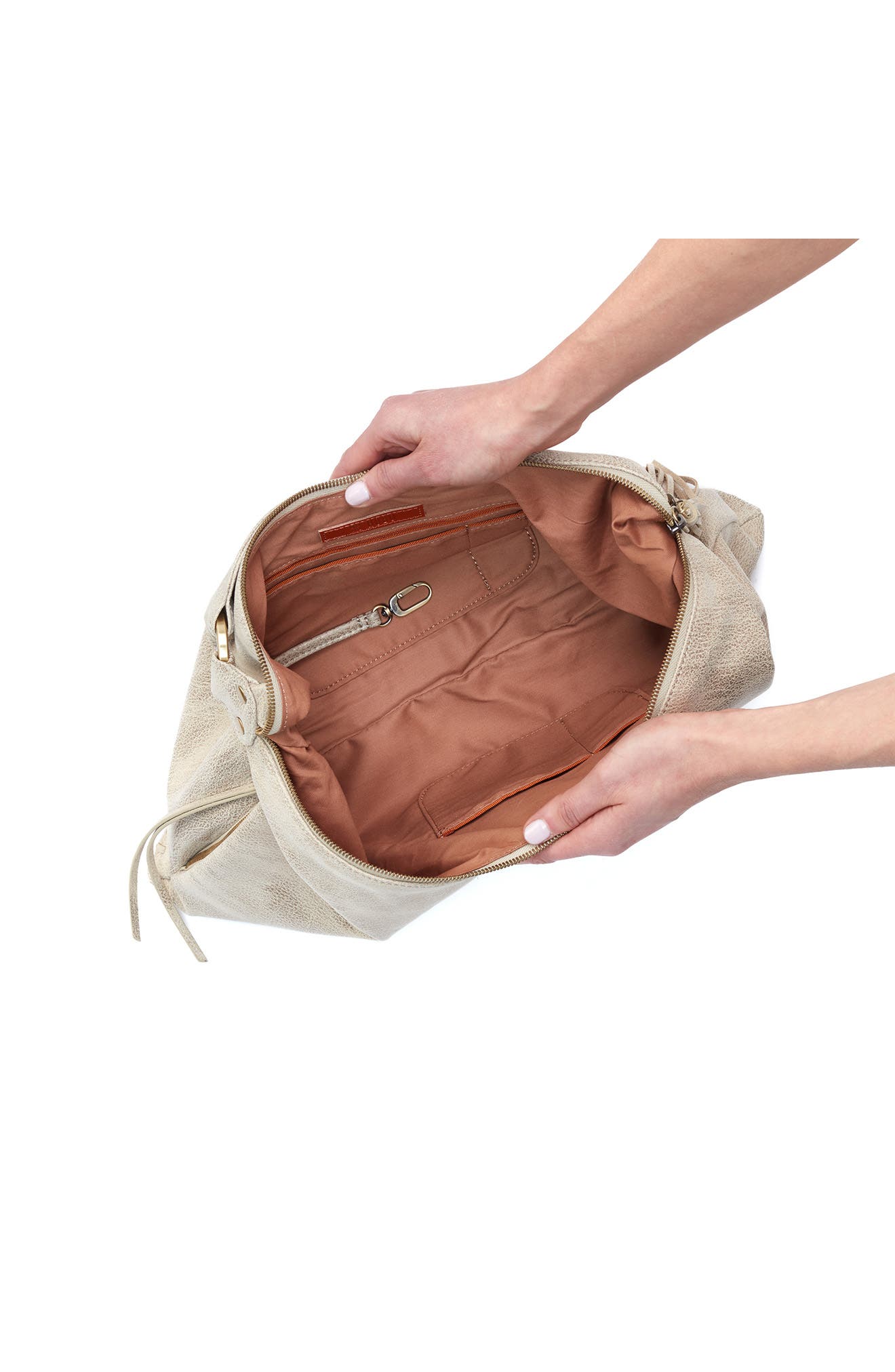 HOBO Paulette Leather Hobo Bag, Alternate, color, 