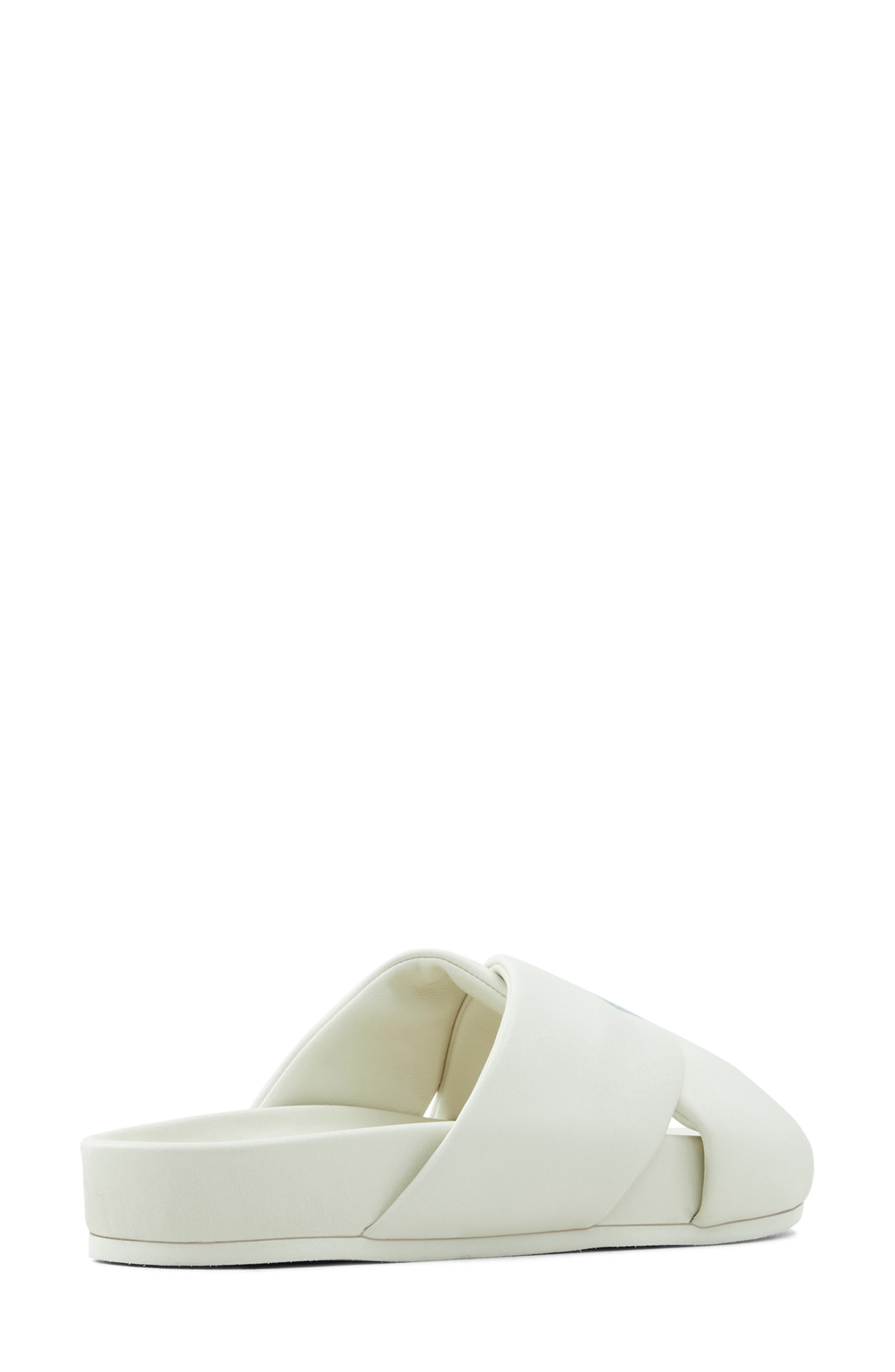 Allie Slide Sandal, Alternate, color, BONE