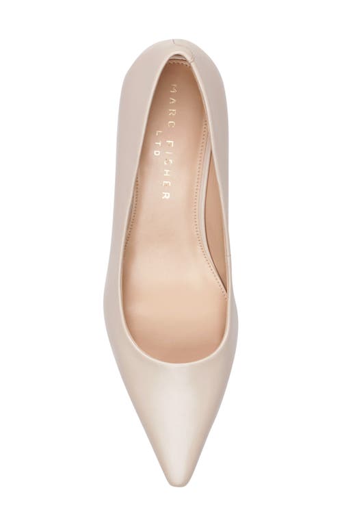 Marc Fisher Ltd Calynna Pointed Toe Kitten Heel Pump In Neutral