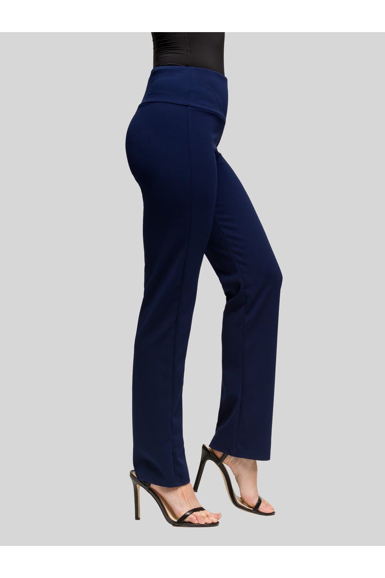 Petite Comfortable Stretch High Waist Dress Pants, Alternate, color, Navy