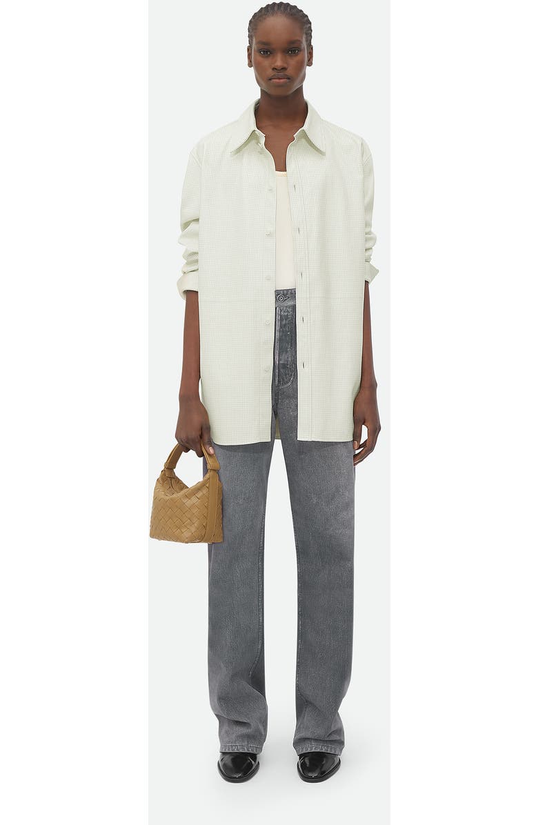 Bottega Veneta Candy Wallace Intrecciato Handheld Pouch, Alternate, color, Dark Praline-Gold