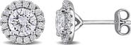 Julianna B. Lab-Grown Diamond Halo Stud Earrings
