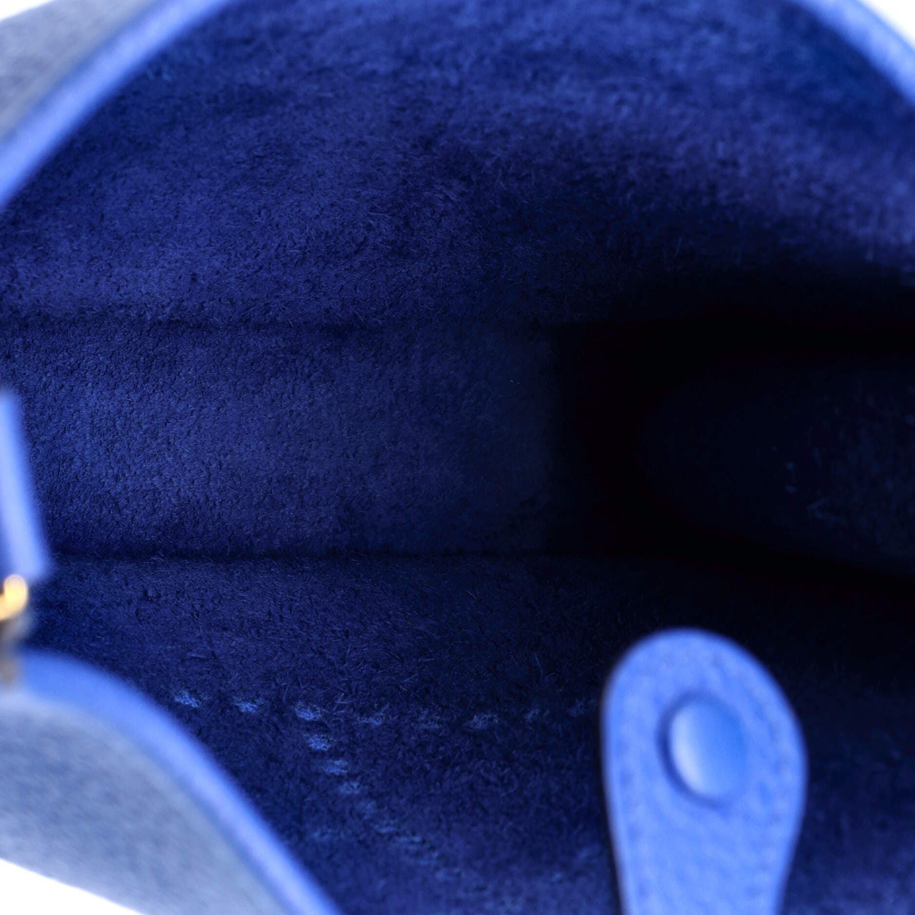 Pre-Owned Hermes Evelyne Bag Gen III Maurice TPM, Alternate, color, Bleu France