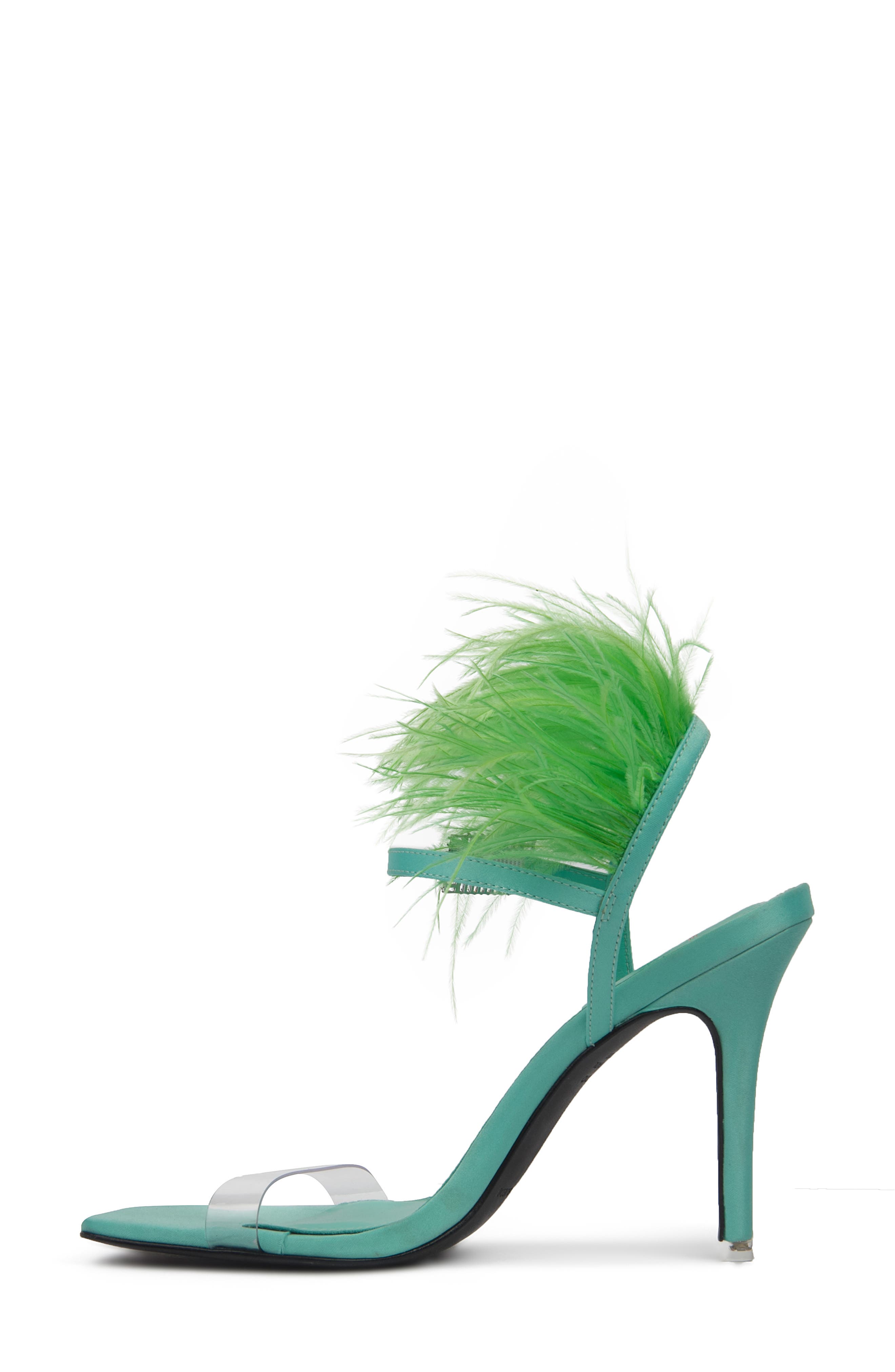 Trinity Square Toe Sandal, Alternate, color, ELECTRIC GREEN PVC / SATIN