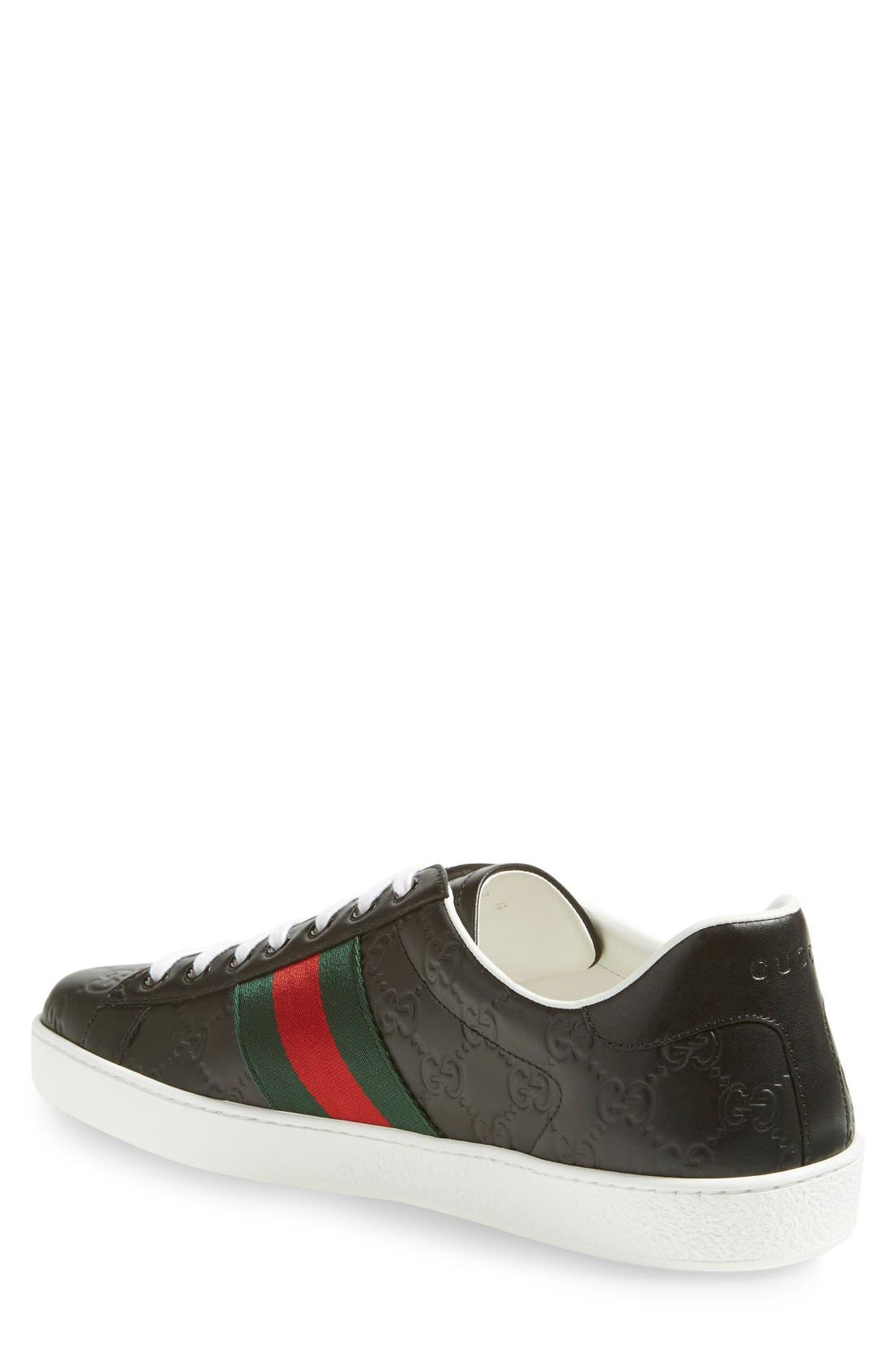 Gucci New Ace Sneaker, Alternate, color, 