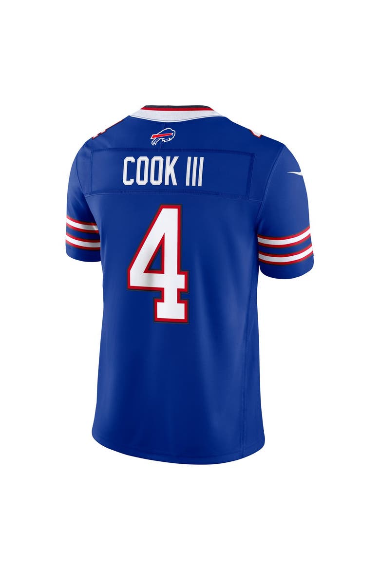 Men's Nike James Cook III Royal Buffalo Bills Team Vapor F.U.S.E. Stitched Limited Jersey, Alternate, color, Royal
