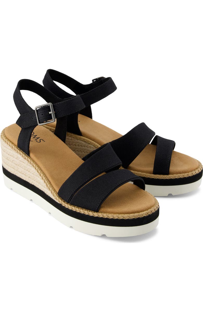 TOMS Darya Platform Wedge Sandal, Alternate, color,