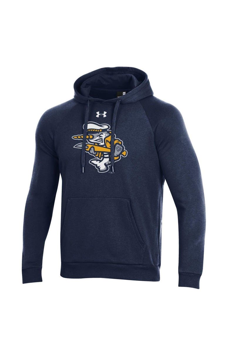 Under Armour Men's Under Armour Navy Norwich Sea Unicorns All Day Pullover Hoodie, Main, color, 