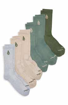 6-Pack Athletic Crew Socks