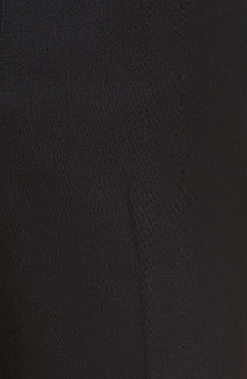 Ted Baker London Jefferson Trim Fit Flat Front Wool Dress Pants In Black