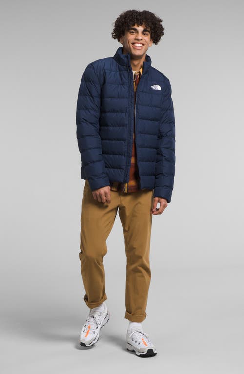 The North Face Aconcagua 3 Durable Water Repellent Parka In Summit Navy