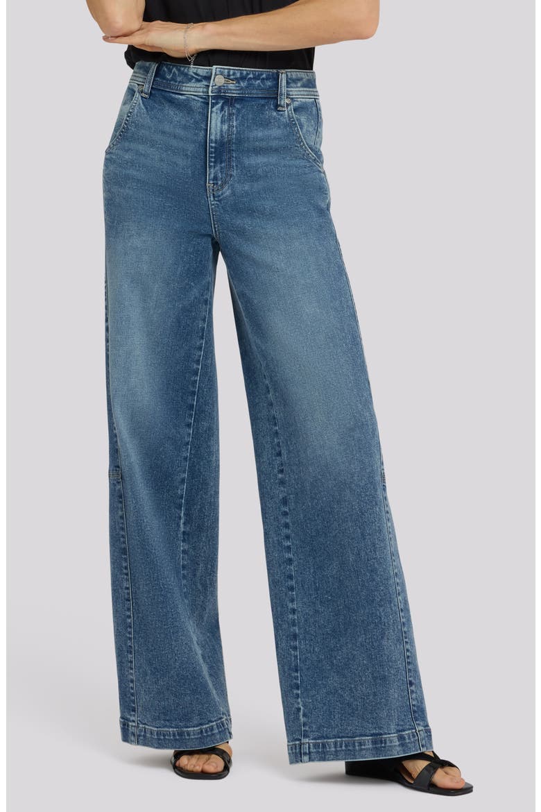 Gracie High Waist Wide Leg Jeans, Main, color, SECRET HOLLOW