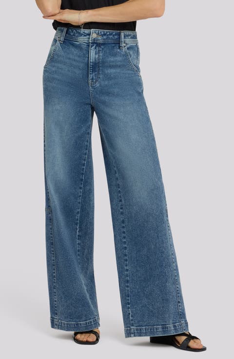 Gracie High Waist Wide Leg Jeans