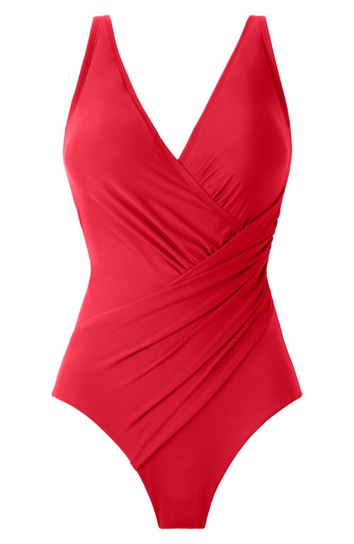 Miraclesuit ® Oceanus One-piece Swimsuit In Red