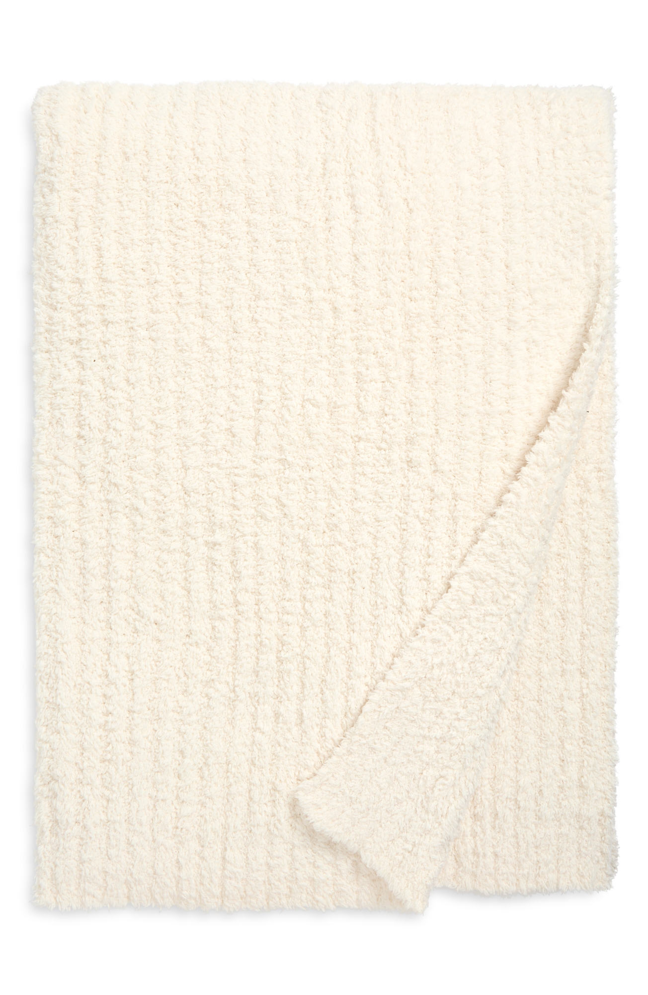 Barefoot Dreams® CozyChic™ Rib Throw Blanket - Cream