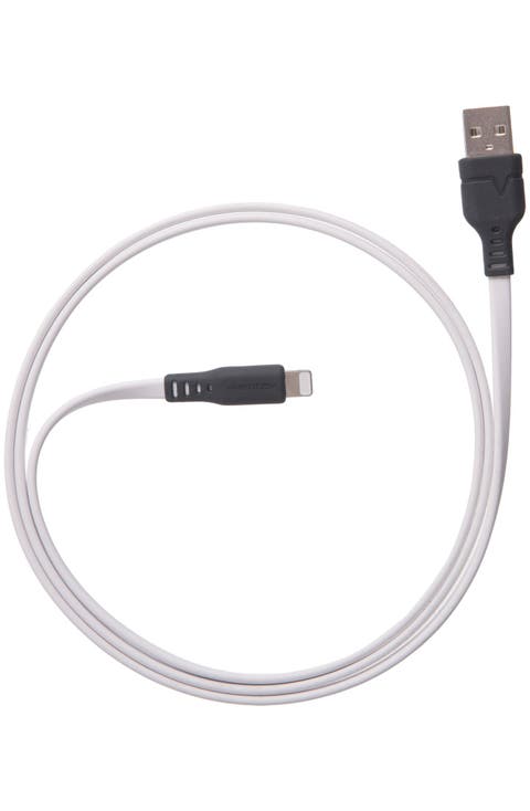 Flat USB-A to Apple Lightning High Speed Tangle-Free 3 Foot Cable