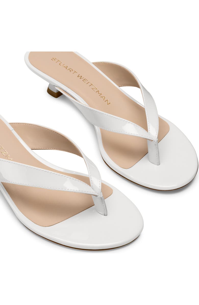 Stuart Weitzman Rio Sleek Sandal 35, Alternate, color, Blanco