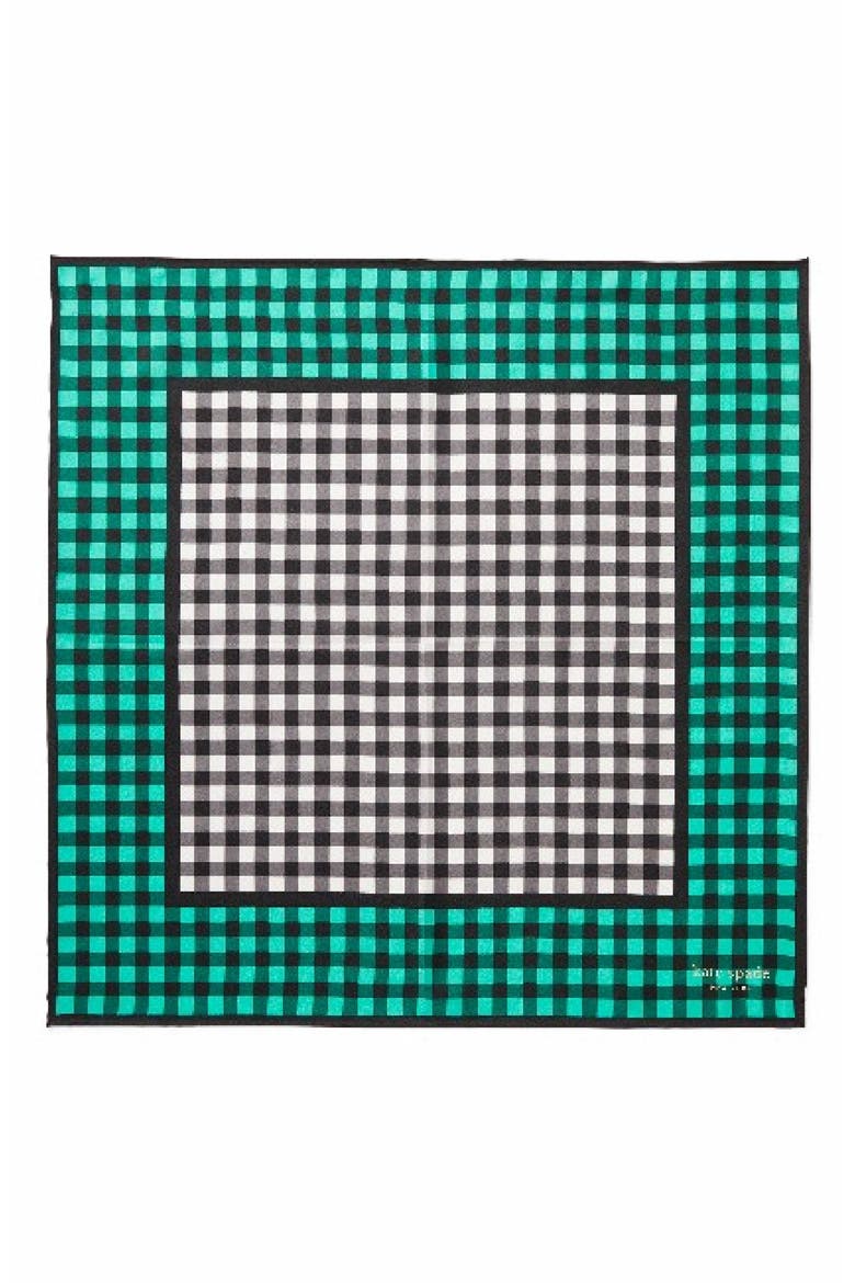 garden gingham bandana, Main, color, GUMDROP GREEN