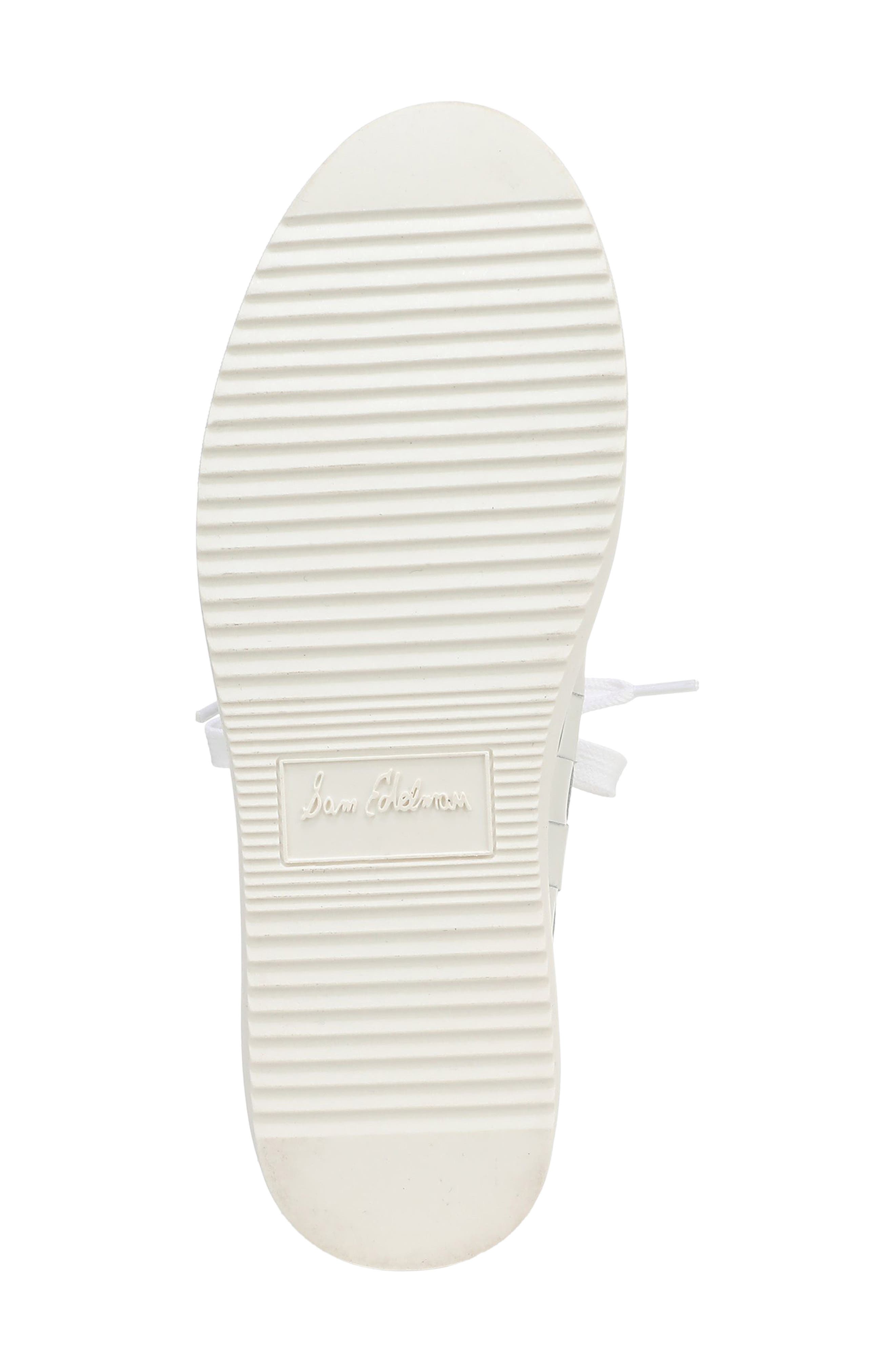 Sam Edelman Poppy Woven Sneaker, Alternate, color, Bright White