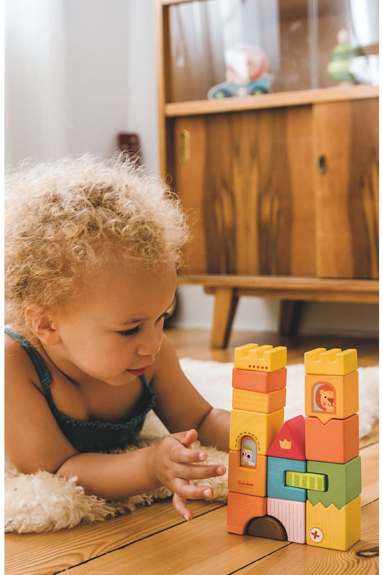 Little Castle Stacking Toy, Alternate, color, Multi