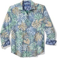 Tommy Bahama Coastline Cord Jungle Fade Leaf Print Cotton Corduroy Button-Up Shirt