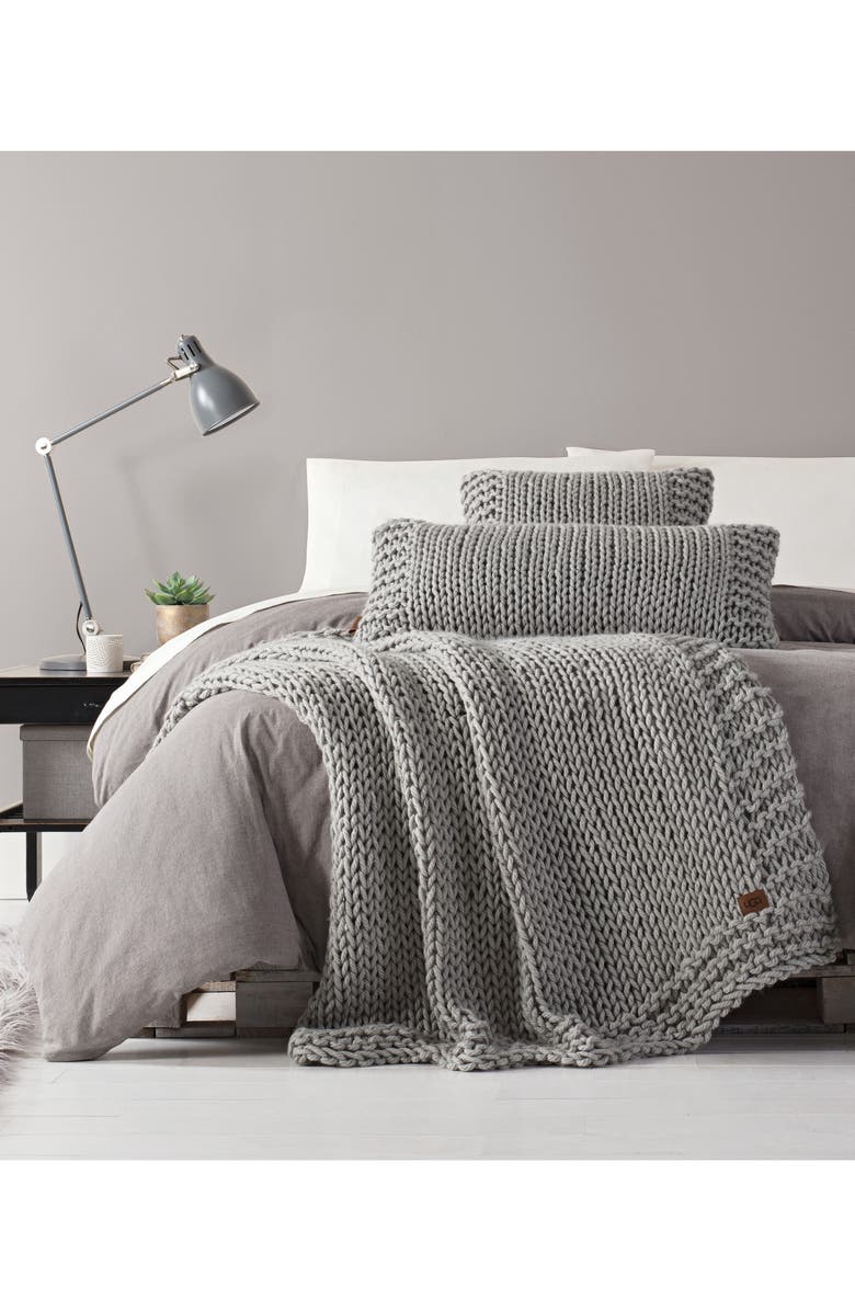 UGG<sup>®</sup> Wharf Knit Throw Blanket, Alternate, color, 
