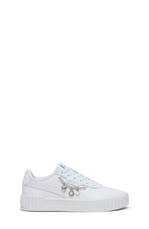 Puma Kids' Carina 3.0 Low Top Sneaker In White