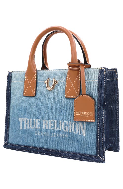 True Religion Modern Edge Denim Tote Bag