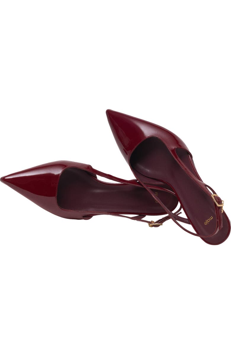 maje Slingback pumps, Alternate, color, Burgundy