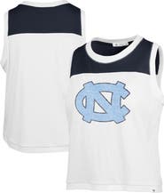 '47 Women's '47 White North Carolina Tar Heels Premier Zoey Waist Length Tank Top