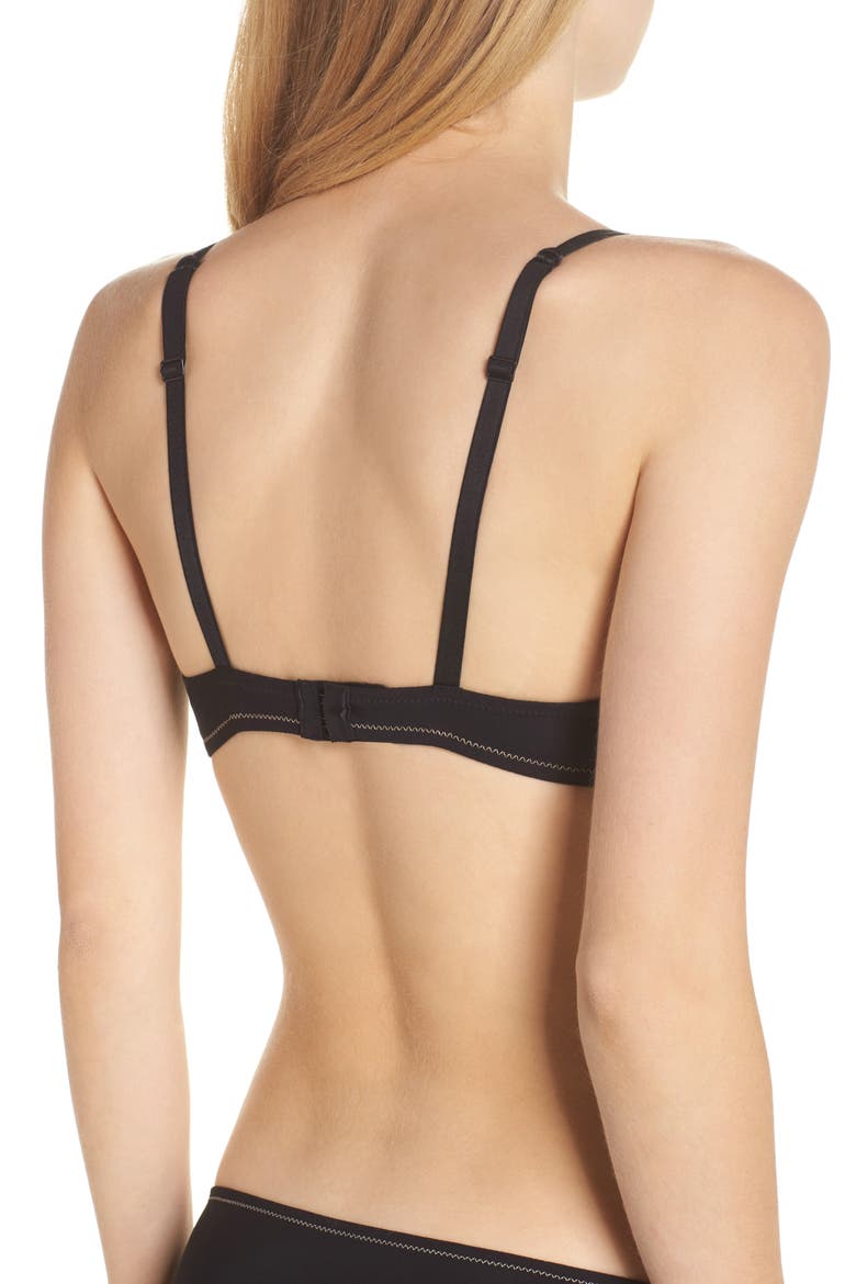 Java Underwire Demi Bra, Alternate, color, BLACK