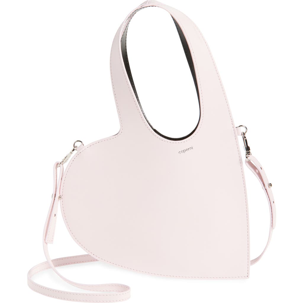 Coperni Mini Heart Leather Belt Bag In Pink