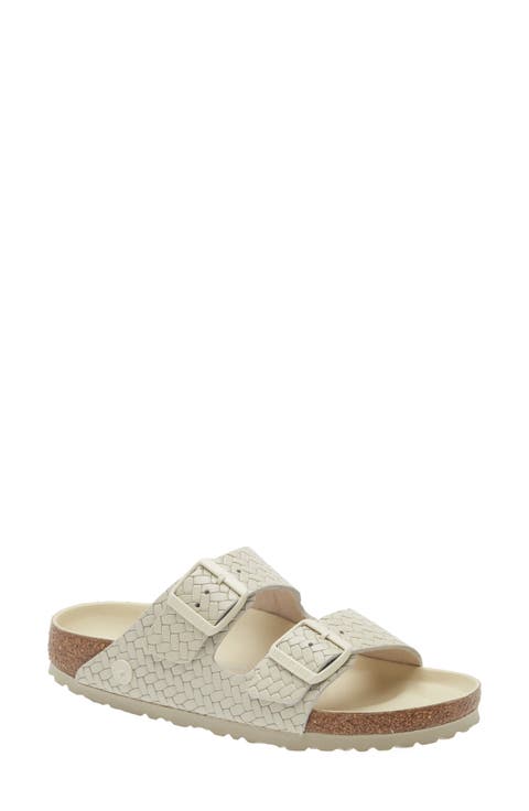 Arizona Woven Embossed Slide Sandal (Women)