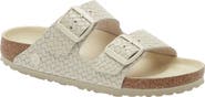 Birkenstock Arizona Woven Embossed Slide Sandal